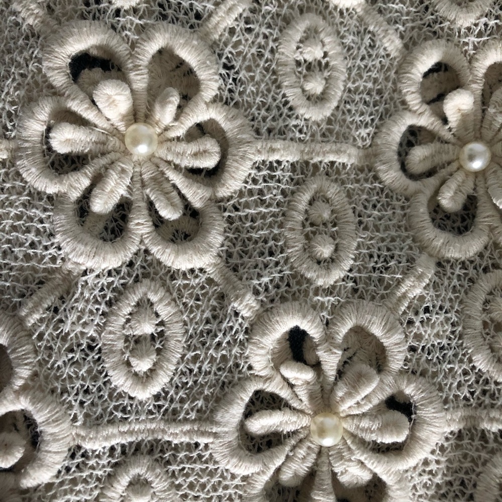 Charlotte Russe crocheted crop sweater - Picture 3 of 4